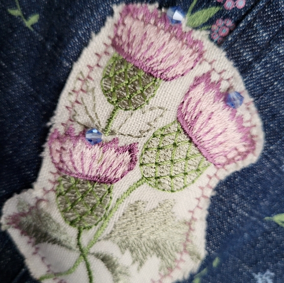 Long Upcycled Denim Duster / Jacket - Picture 11 of 16